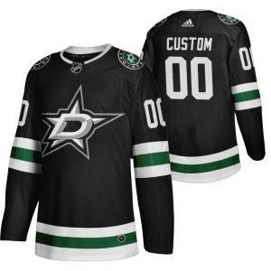 Dallas Stars Trikot Benutzerdefinierte Schwarz 2021 Classic Edition New Uniform